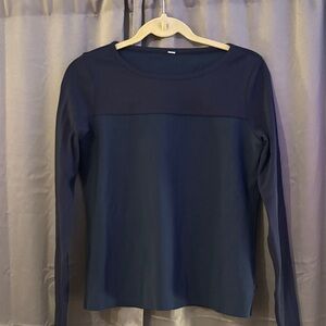 Lululemon Athletica Navy Long Sleeve Tee